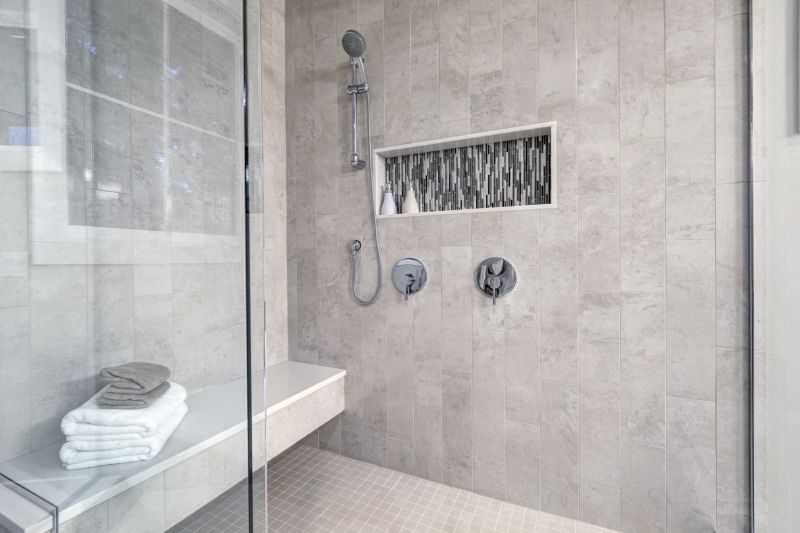 Completed Shower with Niche Storage